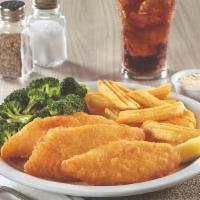 New! Classic Battered Fish Fillets  · Wild-caught Alaska pollock fillets fried . golden-brown, plus tartar sauce. Served with two ...