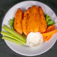 Flavored Chicken Fingers · Served with choice sauce on.