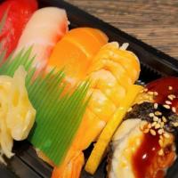 Sushi Appetizer · ​Tuna, salmon, yellowtail, shrimp, eel.