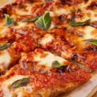 Margherita Pizza · tomato, mozzarella & basil