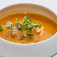 Lobster Bisque · Shrimp, Oven Dried Tomato (D, S)