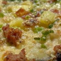 White Sausage - Roman Style · italian sausage, fontina cheese, and bell peppers
