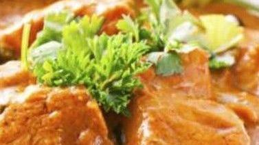 Lamb Korma · Tender pieces of meat cooked in a smooth mild and well balanced special sauce made with cashews, fresh herbs and spices.