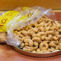 Roasted Cashews · Priced by the pound, with or without salt.