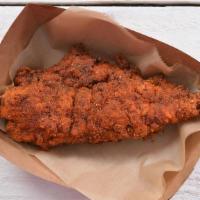 Red’S Chicken Tender · Nash's famous jumbo, buttermilk herb marinated, double hand-breaded, spicy chicken tender