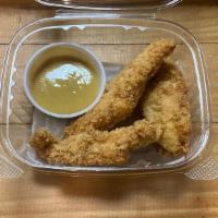 Chicken Tenders And Honey Mustard · Comes fully cooked, ready for you to heat and serve.