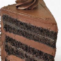 Triple Chocolate Cake · Super soft and moist and intensely chocolatey.