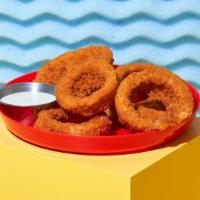 Onion Rings · Crispy deep fried onion rings.