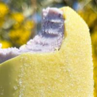 Blueberry Lemon Fizz Pop · Blueberry lemon ice cream dipped in a lemony white chocolate, sprinkled with our fizzy sour ...