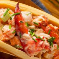 Lobster Sandwich · Maine lobster tail meat blended with aioli and served on a  brioche  with lettuce. Served wi...