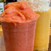 Classic Smoothie · Strawberry, banana, orange juice, and greek yogurt