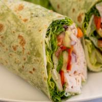 Turkey Veggie Wrap- · TURKET BREAST, SOUR CREAM, PROVOLONE CHEESE, RED PEPPERS, CARROTS, LETTUCE, TOMATOES,RED ONI...