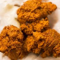 Chicken Wings (5 Pieces) · Choose BBQ or buffalo sauce.