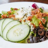 Classic Narberth Cobb · Grilled Chicken, Crisp Romaine, Tomato, Red Onion, Black Olive, Egg, Cucumber, Applewood Bac...