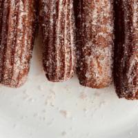 Churros With Decadent Chocolate Sauce · with Decadent Chocolate Sauce