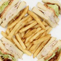 Turkey Club · Turkey, bacon, lettuce, tomato & mayo.