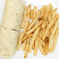 Cheesesteak Hoagie Wrap · Lettuce, tomato, onion, oregano, steak & American cheese.