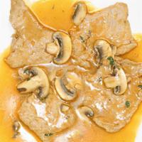 Veal Marsala · Veal medallions sautéed with mushrooms in a rich marsala wine sauce.
