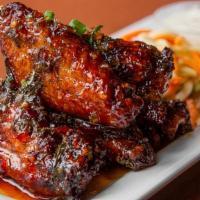 5 Island Wings · Our Signature Appetizer Served with Pineapple-Ranch Dip and Vegetable Slaw