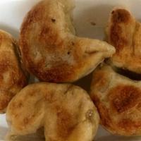 Fried Dumplings · Six pieces.