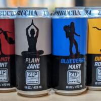 Mixed Regular Kombucha 6 Pack · Six pack of 16oz cans of regular Kombucha (no CBD). Includes: 1 Plain Jane (plain black tea)...