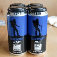 Blueberry Mary 4 Pack · Four pack of 16oz cans. All blueberry flavored kombucha.