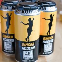 Ginger Rogers 4 Pack · Four pack of 16oz cans. All ginger flavored kombucha.