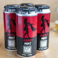 Mandy Mint 4 Pack · Four pack of 16oz cans. All raspberry mint flavored kombucha.