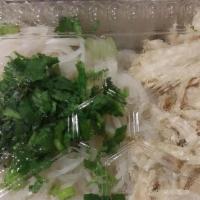 Shredded Chicken Pho · Vietnamese noodle soup.