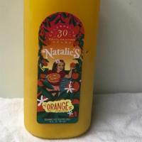 Natalie'S Oj Pint · Fresh squeezed, not from concentrate, Florida OJ, pint.
