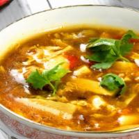 Hot & Sour Soup. · Hot & Spicy.