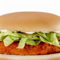 Flounder Fish Sandwich · Served with white bread