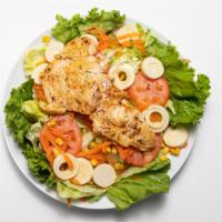Grilled Chicken Salad · Garden salad.