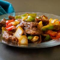 Beef With Green Pepper & Onions · 