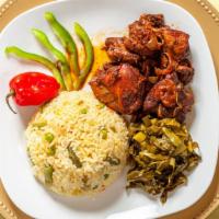 Oxtail (Sm) · with rice & 2 sides.