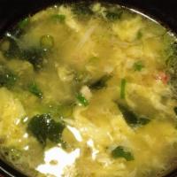Miso Soup · Soybean, seaweed, tofu, scallion.