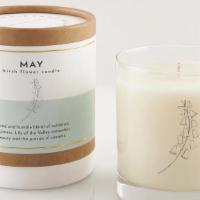 May Birth Month Flower Soy Candle · Scripted Fragrance, 8oz. The fragrance interpretation of May is sweet and uplifting lily of ...