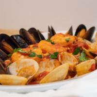 Seafood Combo · Clams, mussels, shrimp.