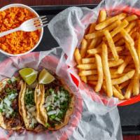 #1. Tacos (3) · Street style tacos. Made with corn soft tortillas. Choose from a variety of protein for all ...