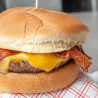 Bacon Lover'S Cheeseburger · Topped with crispy bacon and American cheese.
