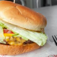 Original Burger · Topped with lettuce, tomato, special sauce and American cheese.