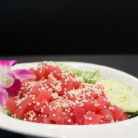Power Bowl · Hot. Tuna, cucumber, avocado, mango, rice puffs with wasabi yuzu and spicy aioli sauce.