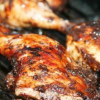 Side Of Jerk Chicken · Jamaican Jerk Chicken – a well-seasoned grilled chicken with a Jamaican jerk marinade that h...