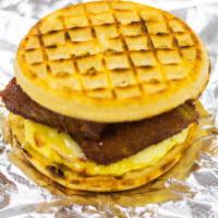 Scrapple And Cheese Breakfast Sandwich · Dietz & watson scrapple with cheese of choice on bread of choice.