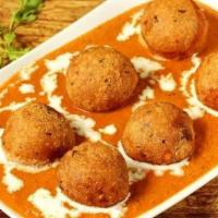 Malai Kofta · Homemade Indian cheese stuffed with vegetables balls and simmered in mild spice creamy sauce.