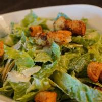 The Point Caesar · romaine, brioche croutons, shaved parmesan, house made dressing (GF) without croutons