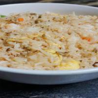 Fried Rice · Egg, scallion, sesame, bean sprouts, soy sauce with your choice of chicken, shrimp, beef, po...