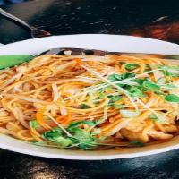 Chicken Lo Mein · Wok cooked, oyster sauce.