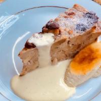Banoffi Cream Pie · Bananas & White Chocolate, Coffee Cream, Candied Marcona Almonds