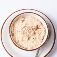  Rice Pudding · A dessert made with special rice, slow cooked in milk, sugar with cashew nuts (served cold)....
